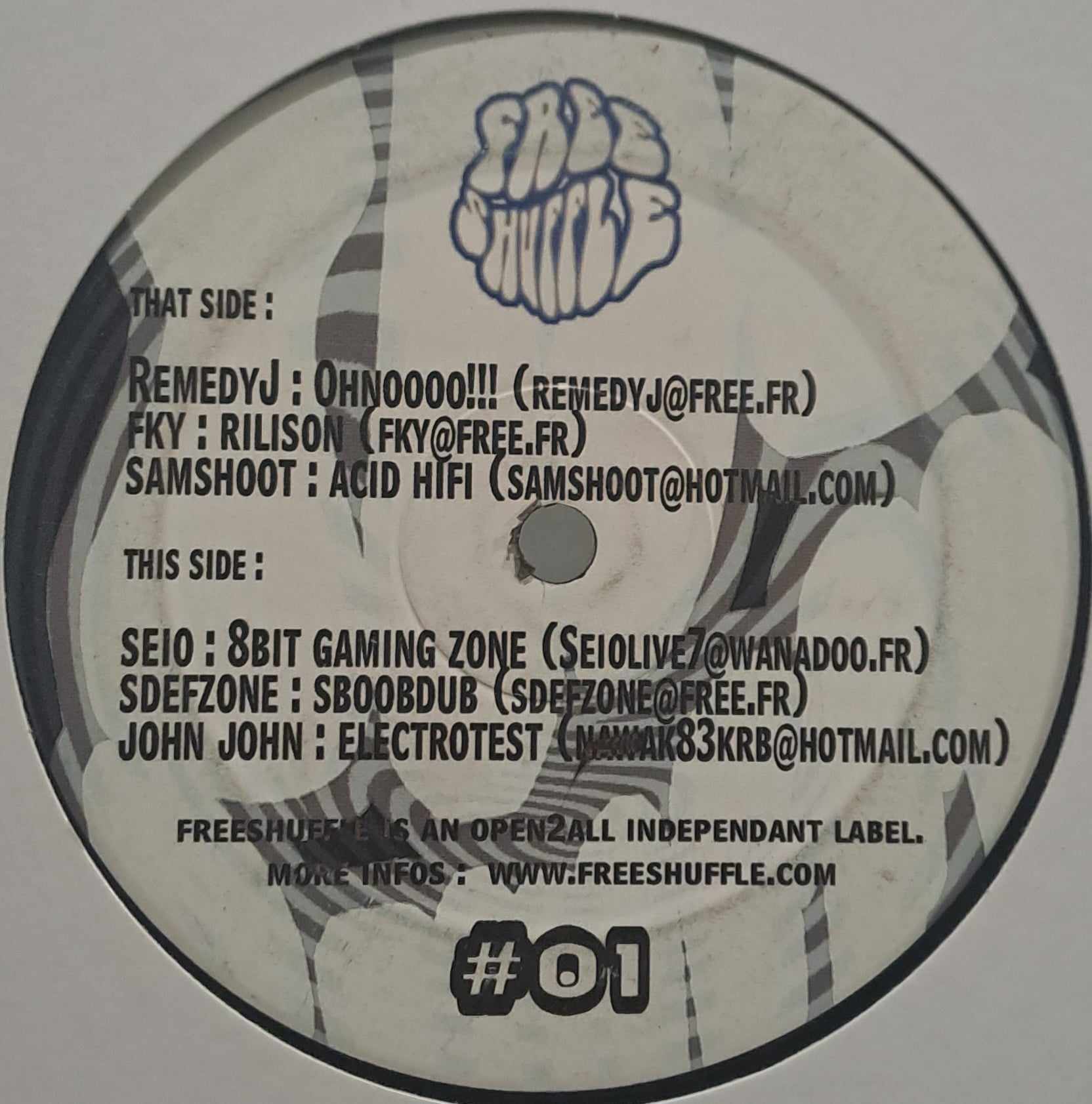 Free Shuffle 01 - vinyle electro
